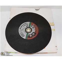 WALTER BOX OF 10 MRSP $230 14" CUT OFF DISCS