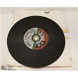 WALTER BOX OF 10 MRSP $230 14" CUT OFF DISCS