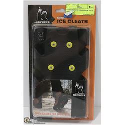 KORKERS SNOW CHAINS FOR YOUR FEET SIZE L