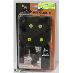 KORKERS SNOW CHAINS FOR YOUR FEET SIZE L