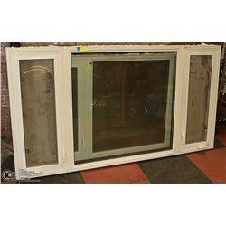 DOUBLE PANED VINYL CLAD WINDOW WITH CRANK