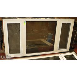 DOUBLE PANED VINYL CLAD WINDOW WITH CRANK