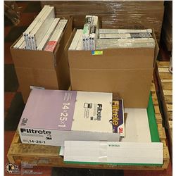 PALLET OF ASSORTED FURNACE FILTERS