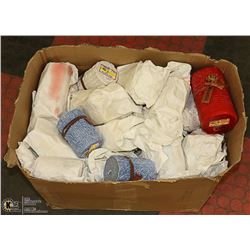 BOX OF ASSORTED SCENTED CANDLES