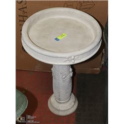 CONCRETE BIRDBATH