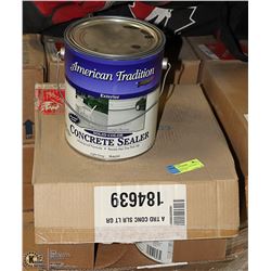 CASE OF CONCRETE STAIN GREY - 4 GALLONS PER CASE