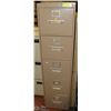 Image 1 : FILING CABINET 58" X 15" X 28" 4 DRAWER