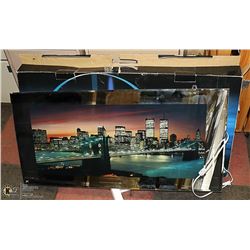 MOTION WATERFALL GLASS PICTURE WITH LIGHTS AND