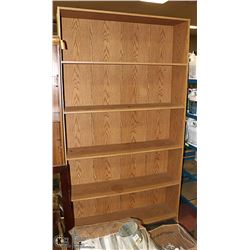OAK TONE 7FT BOOKSHELF