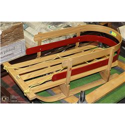 VINTAGE CHILD'S WOODEN SLED