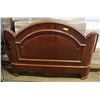 Image 1 : CURVED ANTIQUE MAHOGANY DOUBLE HEADBOARD
