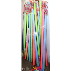 MULTI COLORED HEAVY DUTY PLASTIC POLES 6 FT TALL