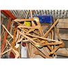 Image 1 : BOX OF WOOD HANGERS