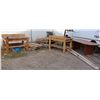 Image 1 : LOT WITH BOARDROOM TABLE, 2 WORK TABLES, FOLDING