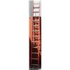 Image 1 : 24 FOOT ORANGE FIBREGLASS EXTENSION LADDER