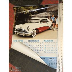 1985 DU PONT CLASSIC CAR CALENDAR