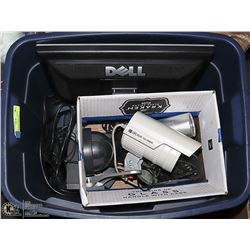 COMPLETE SECURITY CAMERA SYSTEM W/ DVR/ MONITOR