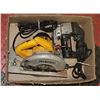 Image 1 : BOX W/DEWALT DW384 - 8 1/4"-HEAVY DUTY