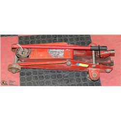 RED 2-TON ALL STEEL ROLLING FLOOR JACK