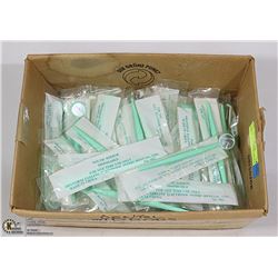 BOX OF NEW DENTAL MIRRORS