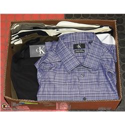 BOX WITH 4 MEN'S PANTS INCL. CALVIN KLEIN