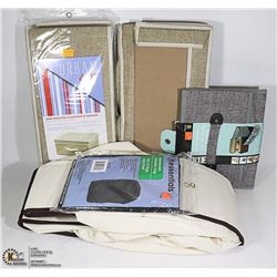 NEW URBAN BARN CLOTH STORAGE BOXES