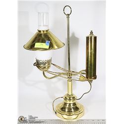 VINTAGE BRASS LAMP 20"