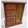 Image 1 : VINTAGE 5 DRAWER MUSICAL JEWELRY BOX