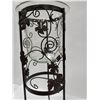 Image 2 : DECORATIVE METAL & GLASS STAND, 25" TALL