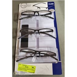 DESIGN OPTICS F. GRANT FLEXIBLE READING GLASSES