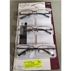 DESIGN OPTICS FOSTER GRANT READING GLASSES +1.5