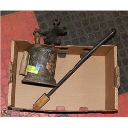 ANTIQUE COPPER BLACKSMITH SODDER AND BLOW