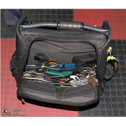 CLC TECH GEAR TOOL BAG WITH VARIOUS PLIERS