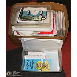 BOX FULL OF GREETING CARDS