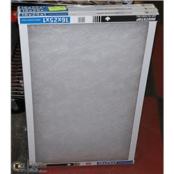 3 FURNACE FILTERS 16" X 25" X 1/2"