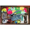 Image 1 : FLAT OF ASSORTED DOG ACCESSORIES AND TREATS
