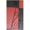 Image 1 : SOLID BLACK  IRON PLANT BRACKET