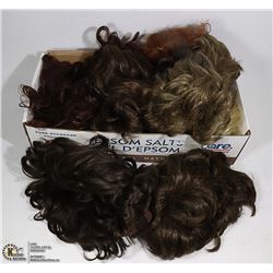 SET OF 8 COSTUME/MANNEQUIN WIGS - ASSORTED