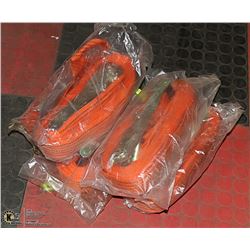 LOT OF FIVE 4" INDUSTRIAL STRAPS