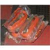 Image 1 : LOT OF FIVE 4" INDUSTRIAL STRAPS