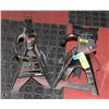 Image 1 : LOT OF 2 TEAM MECHANIX 2TON JACK STANDS