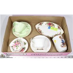 ROYAL ALBERT CUP/SAUCER SETS SERVING DISH & MUG