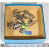 Image 1 : BOX OF SMALL PEWTER FIGURINES