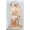 Image 1 : LARGE VINTAGE COMACHE POTTERY STATUE "COWBOYS"
