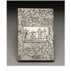 Image 1 : A William IV Silver Castle Top Calling Card Case 