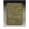 Image 2 : A Victorian Silver Gilt Castle Top Card Case 