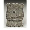 Image 1 : A Victorian Silver Castle Top Calling Card Case 