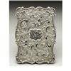 Image 2 : A Victorian Silver Castle Top Calling Card Case 