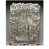 Image 1 : A Victorian Silver Castle Top Calling Card Case 