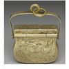 Image 4 : A William IV Silver Gilt Purse Form Vinaigrette 